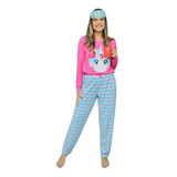 Pijama Longo Fechado Feminino